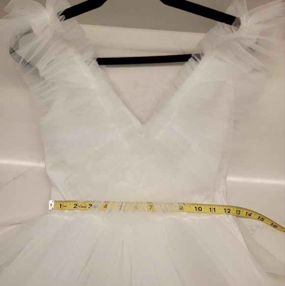 SELFIE LESLIE Froufrou Layered White Tulle Mini Dress - Picture 11 of 13